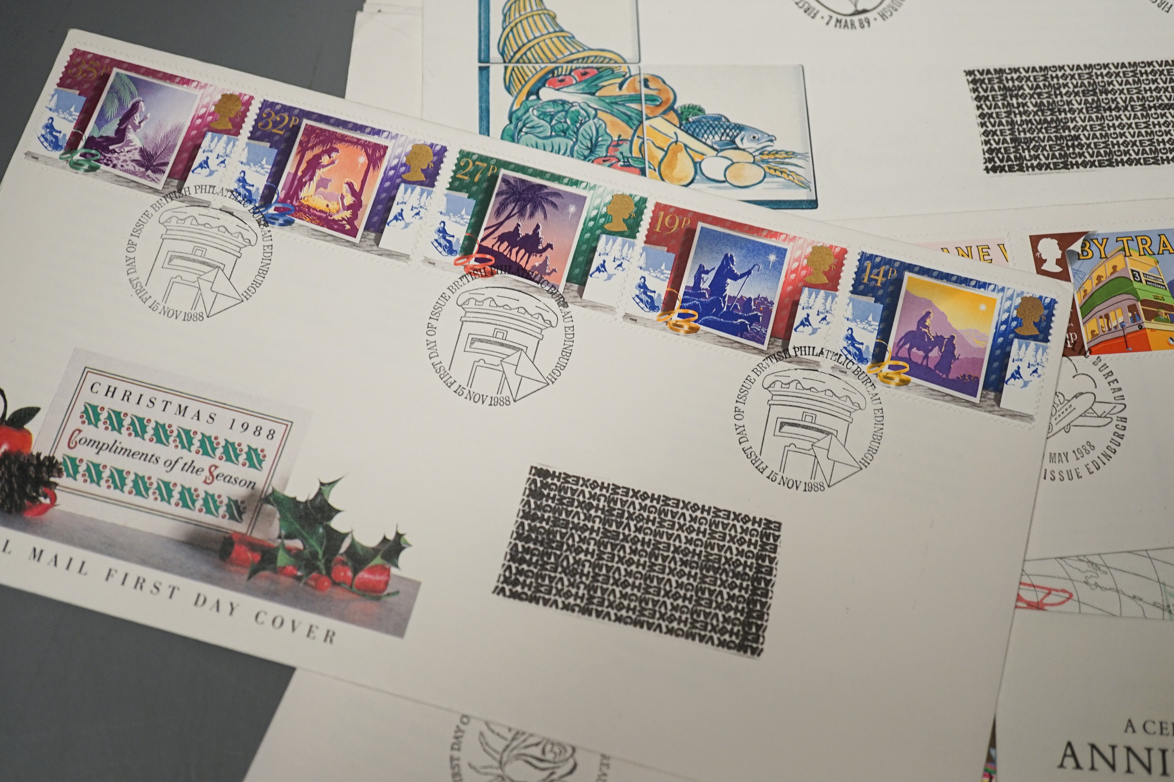A collection of first day covers